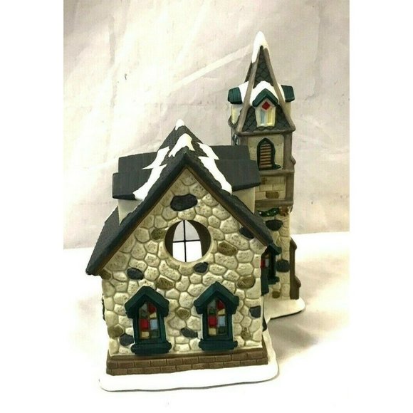 Victorian Village Collectibles Church - Has Opening for Light - No Box - Picture 5 of 8